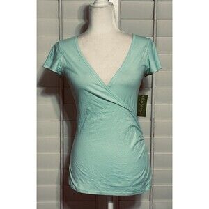 NWT Lilly Pulitzer Size XS Sand Bar Blu Clementina Top Feminine Everyday